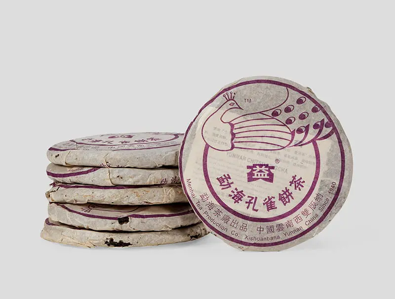 黄冈回收大益普洱茶2005年生茶熟茶图2
